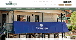Desktop Screenshot of boulderuniversityinn.com