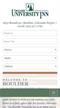 Mobile Screenshot of boulderuniversityinn.com