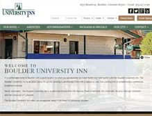 Tablet Screenshot of boulderuniversityinn.com